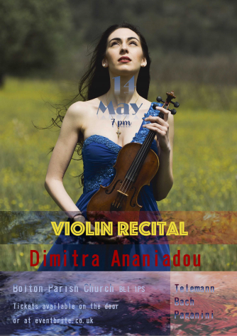 Dimitra Ananiadou – violin Dimitra Ananiadou – violin