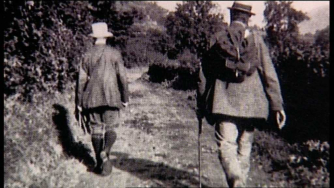 Composer friends Gustav Holst and Ralph Vaughan Williams