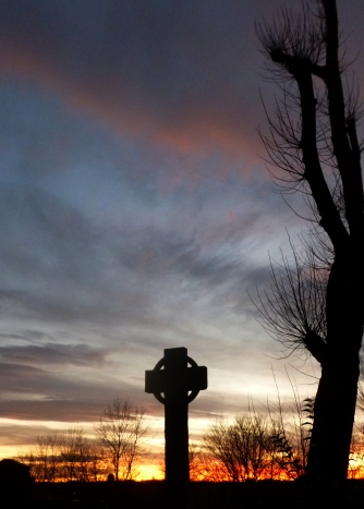 Celtic cross: Bevely Lloyd-Roberts