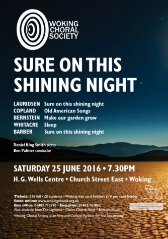 WCS summer 2016 concert poster WCS summer 2016 concert poster