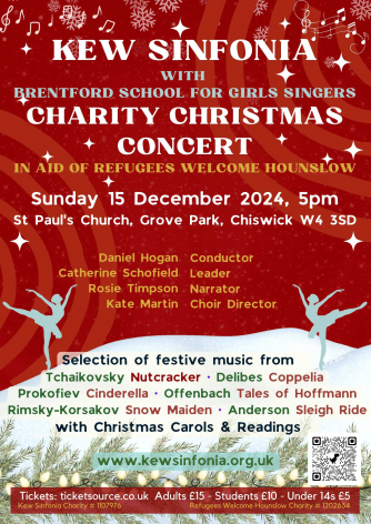 Kew Sinfonia Charity Christmas Concert with Brentford School for Girls Singers Kew Sinfonia Charity Christmas Concert with Brentford School for Girls Singers