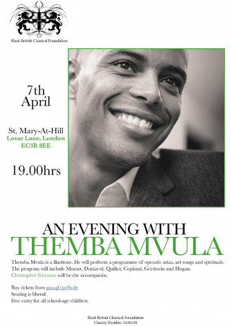 Themba Mvula – Baritone Themba Mvula – Baritone