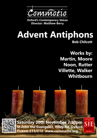 Advent candles for Commotio's Advent antiphons Advent candles for Commotio's Advent antiphons