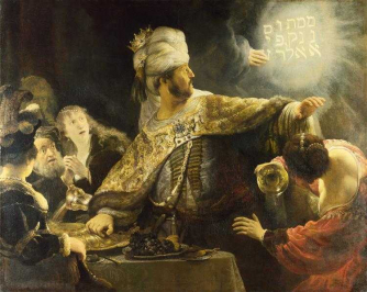 Belshazzar's Feast - Rembrandt