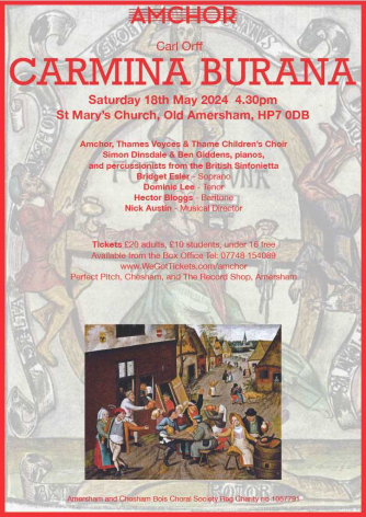 AMCHOR Summer Concert - Carl Orff: Carmina Burana AMCHOR Summer Concert - Carl Orff: Carmina Burana