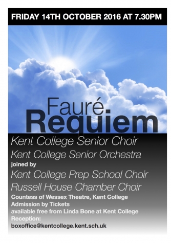 Faure Requiem Poster Faure Requiem Poster
