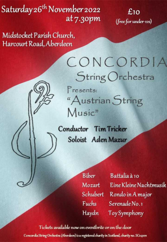 Concordia Concert 26th November 2022 Concordia Concert 26th November 2022
