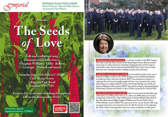 Imperial Male Voice Choir: The Seeds of Love Imperial Male Voice Choir: The Seeds of Love