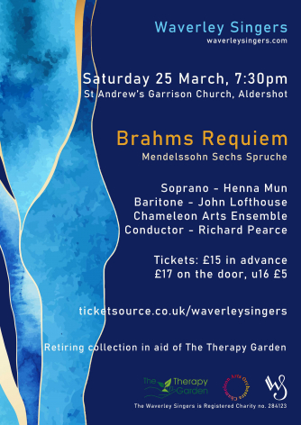 Waverley Singers Spring concert: Brahms Requiem Waverley Singers Spring concert: Brahms Requiem
