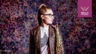 Jess Gillam concert banner 2021 Jess Gillam concert banner 2021
