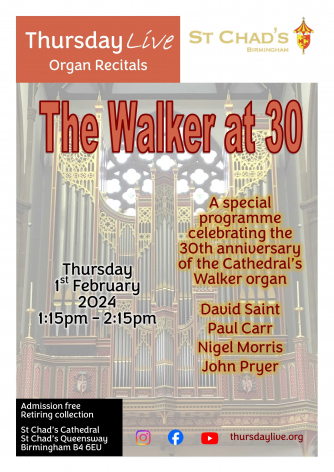 Thursday LIVE Organ Recital Thursday LIVE Organ Recital