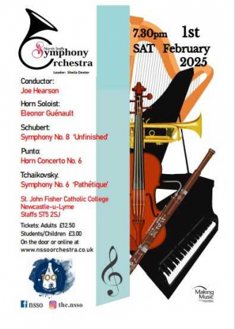 North Staffs Symphony Orchestra February Concert North Staffs Symphony Orchestra February Concert