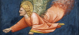 Detail of 14th-century fresco (North Italian, Anon) via Rawpixel Detail of 14th-century fresco (North Italian, Anon) via Rawpixel