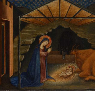 Fra Angelico – Nativity, C15th Italy, via Wikimedia Commons