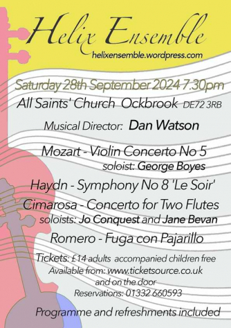 Helix Ensemble in Ockbrook