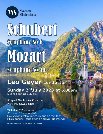 Wessex Sinfonietta 2nd July 2023