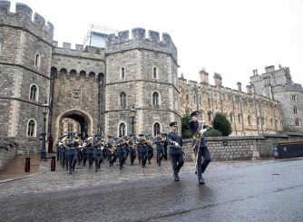 RAF Regiment Band at Windsor Castle RAF Regiment Band at Windsor Castle