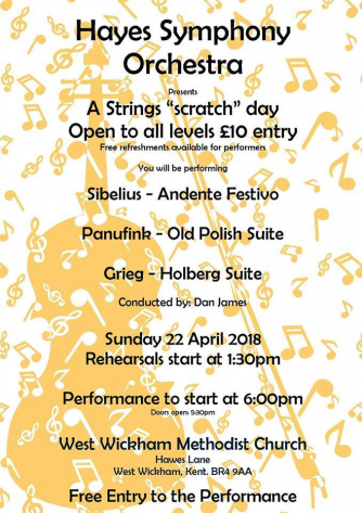 Hayes Symphony Orchestra - Strings Open Day