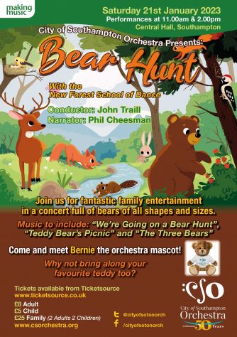 Family Concert: Bear Hunt - City of Southampton Orchestra Family Concert: Bear Hunt - City of Southampton Orchestra