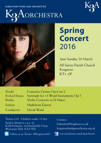 Spring Concert flyer