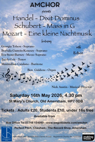 Handel: Dixit Dominus; Schubert: Mass in G;