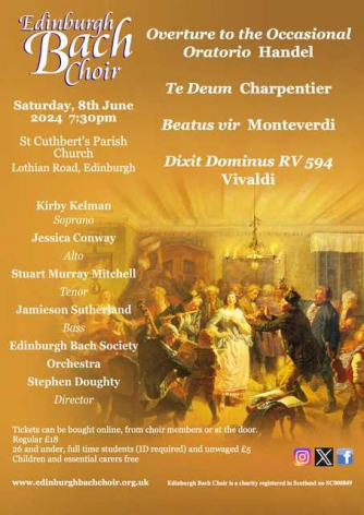 Edinburgh Bach Choir - Summer Concert Edinburgh Bach Choir - Summer Concert