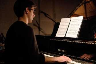 Joseph Houston playing the piano Joseph Houston playing the piano