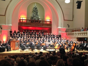 Barts Choir performing at Cadogan Hall in November 2015