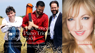 Mother's Day Concert: Phoenix Trio and Michelle Todd (soprano) Mother's Day Concert: Phoenix Trio and Michelle Todd (soprano)