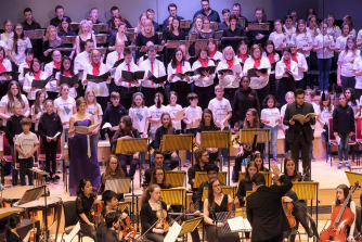 Armonico Consort & AC Academy perform Carmina Burana, 2017. Image credit: Peter Marsh Ashmore Visuals