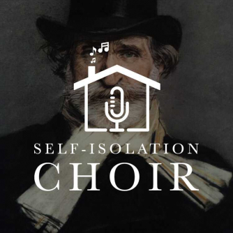 The Self-Isolation Choir Logo for Verdi Requiem concert The Self-Isolation Choir Logo for Verdi Requiem concert