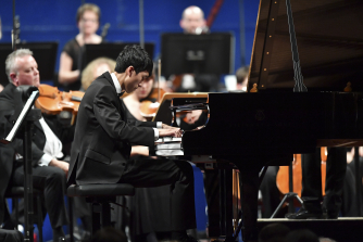 Eric Lu performs at Leeds International Piano Competition 2018 (c) Simon Wilkinson Photography