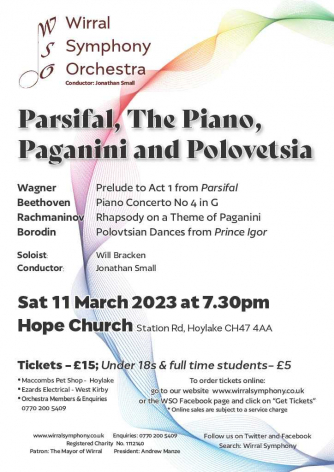 Parsifal, The Piano, Paganini and Polovetsia