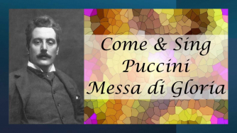 Puccini Messa di Gloria Puccini Messa di Gloria