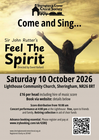 Come & Sing event flyer