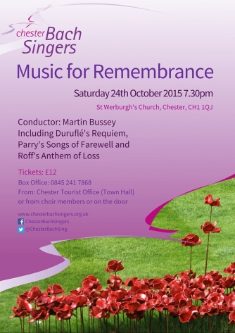 Concert Poster Music for Remembrance Concert Poster Music for Remembrance