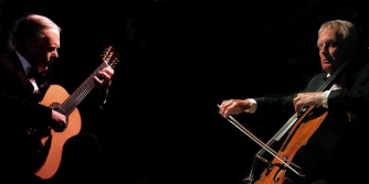 Guitarist John Mills & cellist Andrew Fuller. Guitarist John Mills & cellist Andrew Fuller.