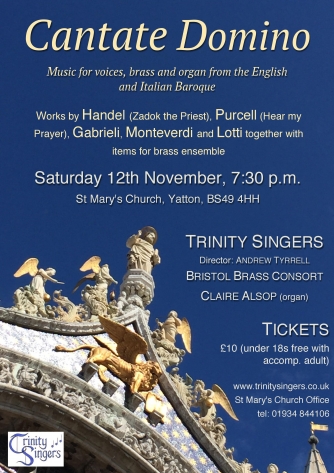 Concert Poster - Cantate Domino Concert Poster - Cantate Domino