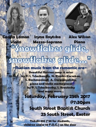 Concert "Snowflakes glide, snowflakes glide..."
