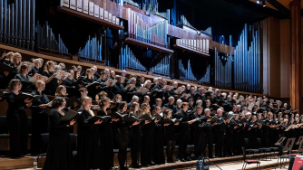 The Bach Choir at Southbank Centre's Royal Festival Hall. Image by Clive Barda The Bach Choir at Southbank Centre's Royal Festival Hall. Image by Clive Barda