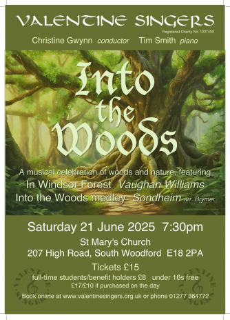 Music related to trees or forests. Valentine Singers