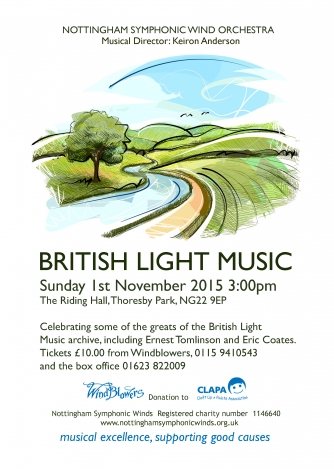 British Light Music 1/11/15 Poster British Light Music 1/11/15 Poster