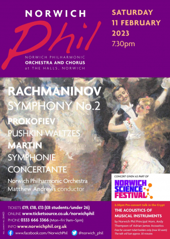 Norwich Philharmonic Orchestra - February 2022 Concert Norwich Philharmonic Orchestra - February 2022 Concert