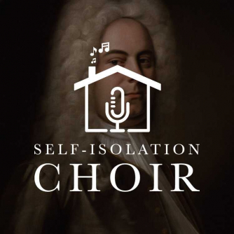 The Self-Isolation Choir logo for Handel's Messiah 2 concert The Self-Isolation Choir logo for Handel's Messiah 2 concert