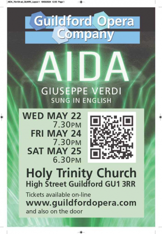 Verdi's Aida performed by Guildford Opera Verdi's Aida performed by Guildford Opera