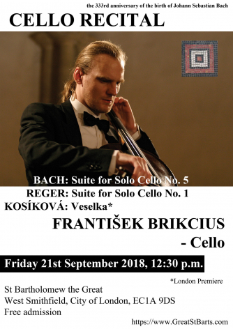 Czech Cellist Frantisek Brikcius
