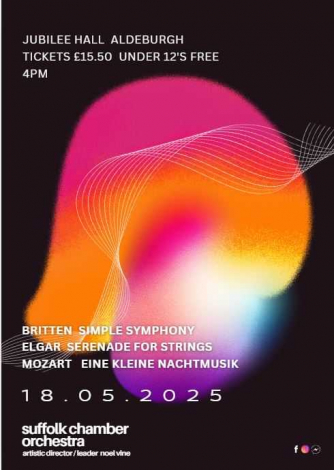 String by the Sea. Join the Suffolk Chamber Orchestra for a beautiful afternoon of music by the Suffolk coastline. String by the Sea. Join the Suffolk Chamber Orchestra for a beautiful afternoon of music by the Suffolk coastline.