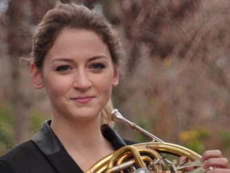 Katy Woolley, Principal Horn of the Philharmonia.