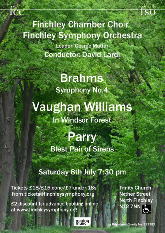 A summer feast of Brahms, Vaughan Williams and Parry