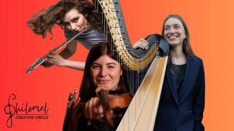 Lise Vandersmissen – Harp, Georgia Russell – viola, Anna Kondrashina – flute Lise Vandersmissen – Harp, Georgia Russell – viola, Anna Kondrashina – flute
